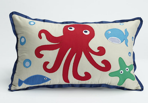 SEA CREATURES Oblong Cushion
