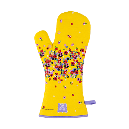 ASHDENE Oven Glove Madame Butterfly Retro Floral