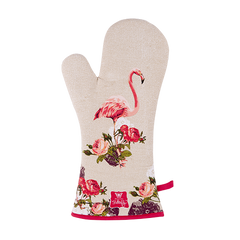 ASHDENE Oven Glove Madame Butterfly Flamingo Rose