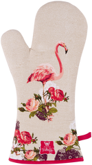 ASHDENE Oven Glove Madame Butterfly Flamingo Rose