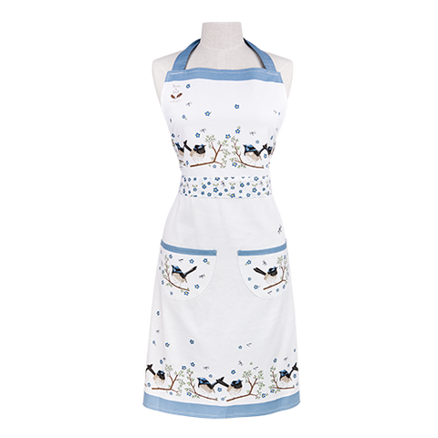 ASHDENE Apron Plume and Perch Blue Wren