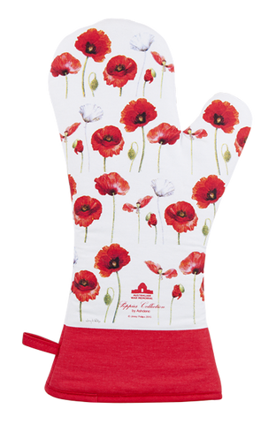 ASHDENE Oven Glove Poppies