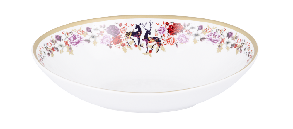 ASHDENE Vegetable Dish Enchanted Forest Christmas