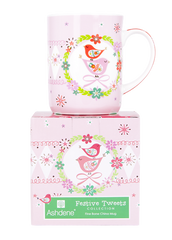 ASHDENE Mug Festive Tweets Birdy
