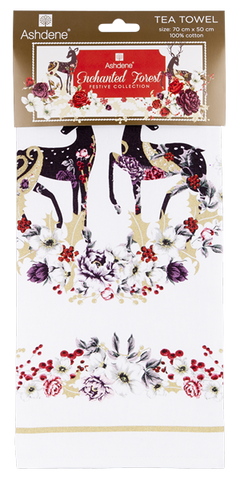 ASHDENE Tea Towel  Enchanted Forest