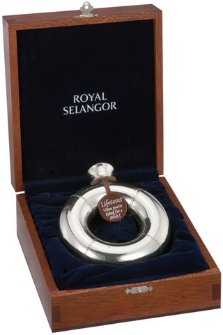 ROYAL SELANGOR Hipflask Lifesaver in Gift Box