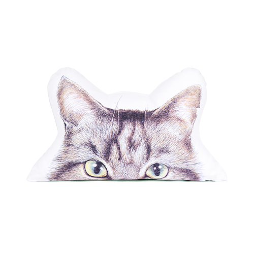 ASHDENE  Cushion Peeping Felines TIger Cat
