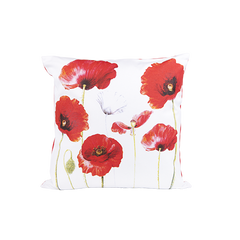 ASHDENE  Large Cushion Poppies