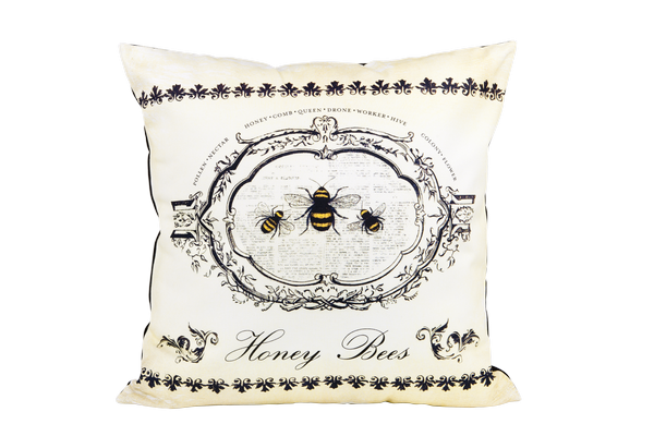 ASHDENE  Large Cushion Honey Bees