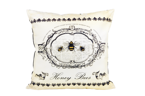 ASHDENE  Large Cushion Honey Bees