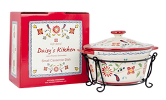 ASHDENE Small Casserole Dish with Metal stand Daisy's Kitchen