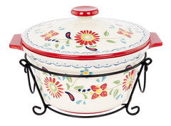 ASHDENE Large Casserole Dish with Metal stand Daisy's Kitchen