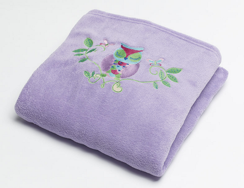 OWL SONG Fleece Throw Rug