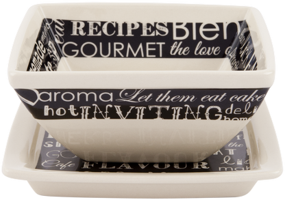 ASHDENE Dipping Bowl and Plate Cuisine