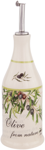 ASHDENE Oil Bottle Mediterranean Olives