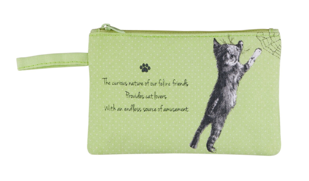 ASHDENE Purse It's All About Meow Green