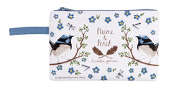 ASHDENE Purse Plume and Perch  Blue Wren