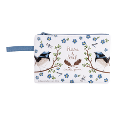 ASHDENE Purse Plume and Perch  Blue Wren