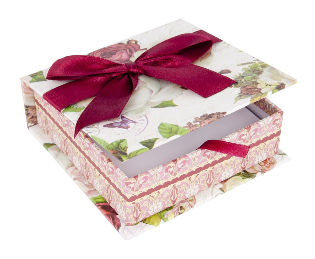 ASHDENE Memo Note Box Vintage Roses
