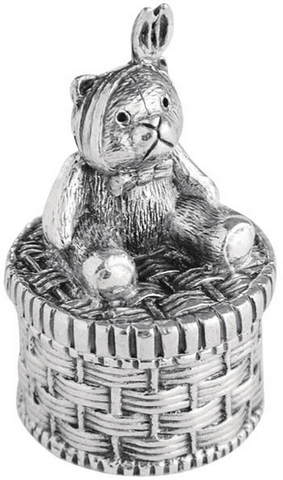 ROYAL SELANGOR Teddy Bears' Picnic Basket Tooth Box