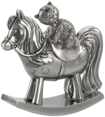 ROYAL SELANGOR Teddy Bears' Picnic Rocking Horse Trinket Box in Gift Box