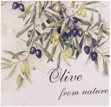 ASHDENE Napkins  Mediterranean Olives