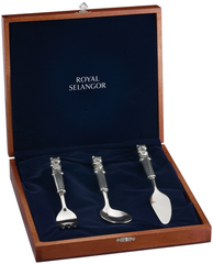 ROYAL SELANGOR Teddy Bears' Picnic 3pc Cutlery Set in Gift Box