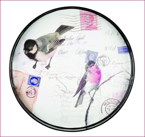 ASHDENE Extra Large Tray Rose Pink Finch