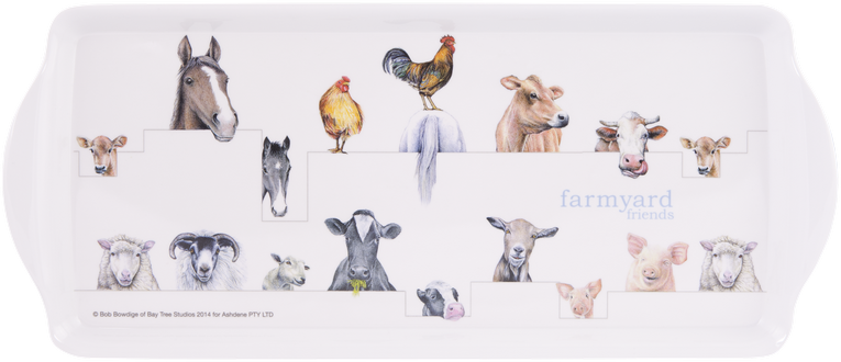 ASHDENE Sandwich Tray Farmyard Friends