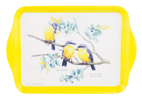 ASHDENE Scatter Tray Birds of Australia Yellow Robin