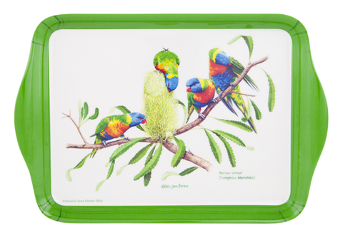 ASHDENE Scatter Tray Birds of Australia Rainbow Lorikeet