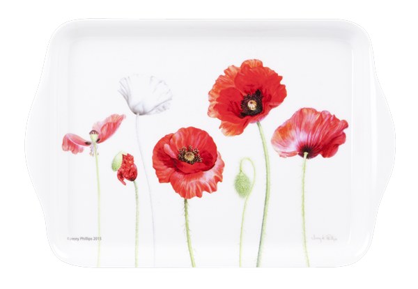 ASHDENE Scatter Tray Poppies