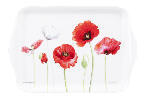 ASHDENE Scatter Tray Poppies
