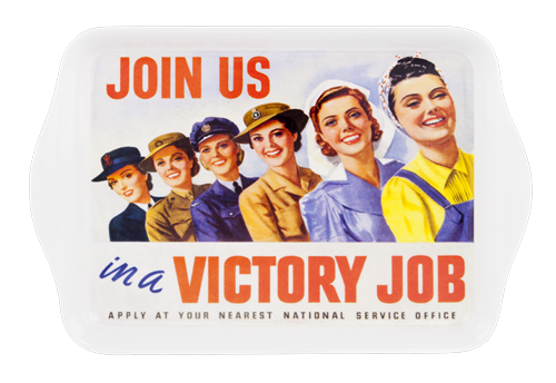 ASHDENE Scatter Tray Classic Wartime Victory Girls