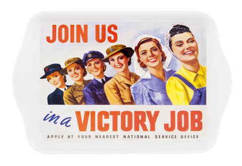 ASHDENE Scatter Tray Classic Wartime Victory Girls