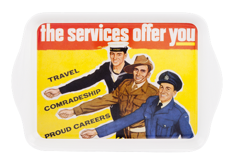 ASHDENE Scatter Tray Classic Wartime Servicemen