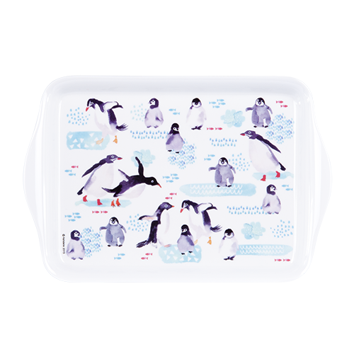 ASHDENE Scatter Tray Deep Blue Penguin Play
