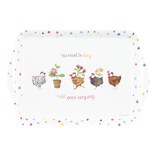 ASHDENE Scatter Tray TWIGSEEDS Chicken Road