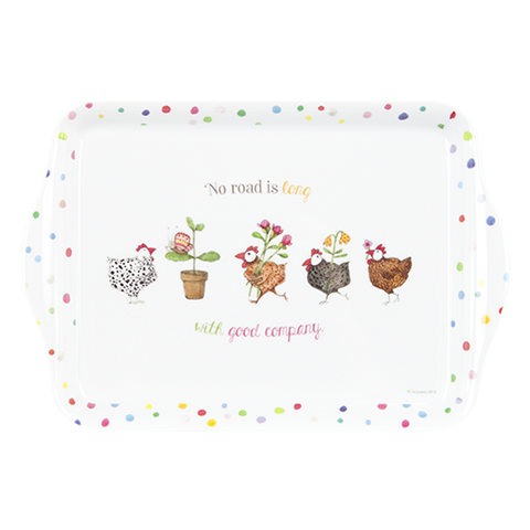 ASHDENE Scatter Tray TWIGSEEDS Chicken Road