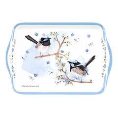 ASHDENE Scatter Tray Plume and Perch Blue Wren