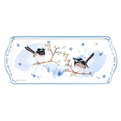 ASHDENE Sandwich Tray Plume and Perch Blue Wren