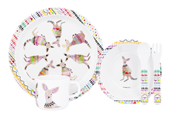 ASHDENE Child Dinner Set Cooee Kangaroo