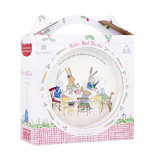 ASHDENE Child Dinner Set Ruby Red Aware (Melamine)