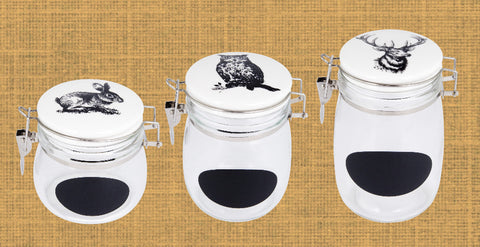 ASHDENE Canister Set Animals
