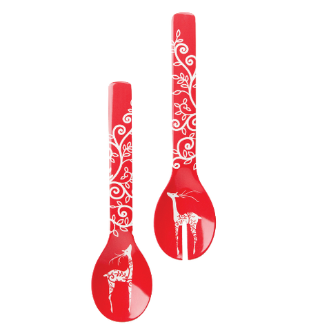 ASHDENE Salad Servers Dancer & Dasher