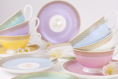 ASHDENE Teacup and Saucer Set Madame Butterfly Tea Party