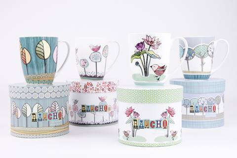 ASHDENE Set of 4 Mugs Rancho